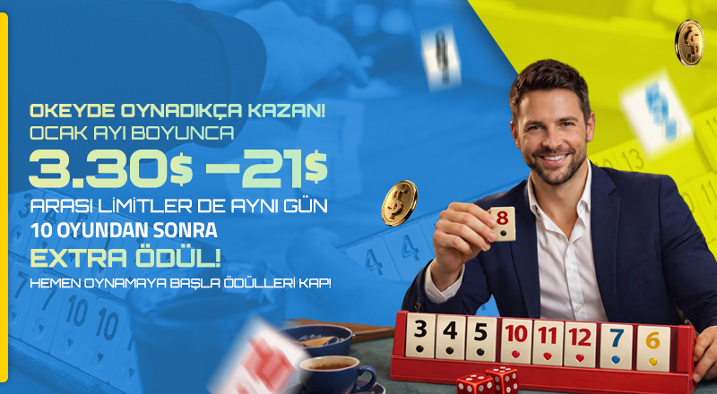 OKEYDE OYNADIKÇA KAZAN!